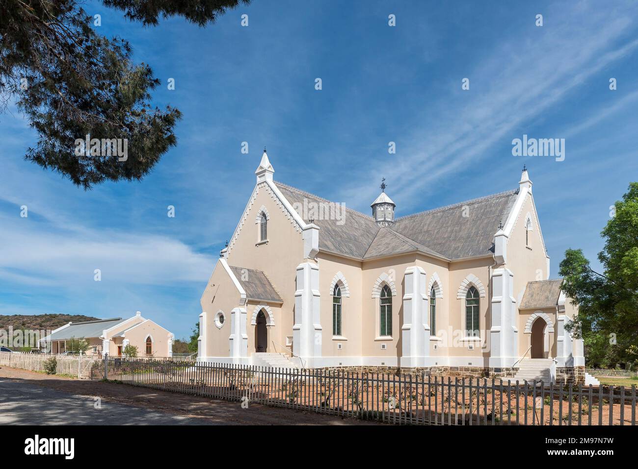 Van Wyksdorp, South Africa Sep 24, 2022 A street scene, with the