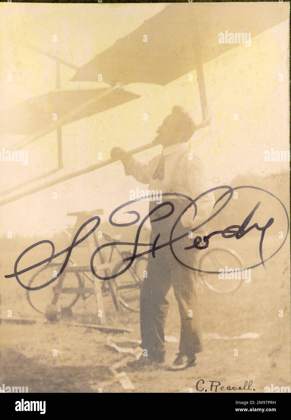 Signed photograph of Samuel Franklin Cody, 18621913 Stock Photo Alamy