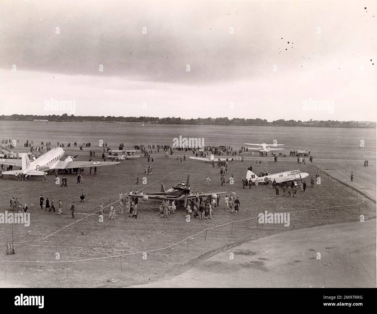 Air display at RAF Abingdon. Stock Photo