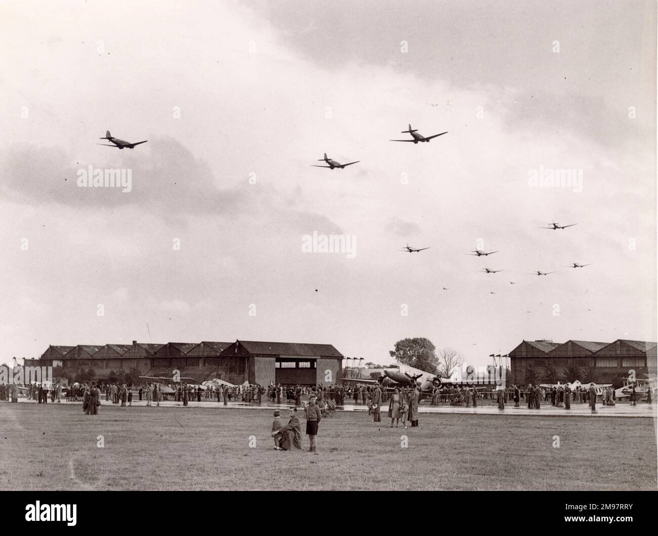 Air display at RAF Abingdon. Stock Photo