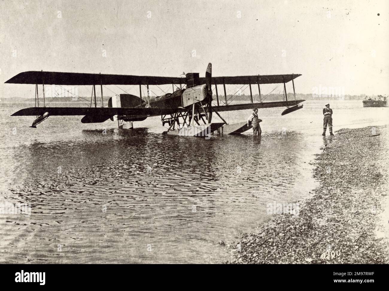 Short Type 184 Seaplane. Stock Photo