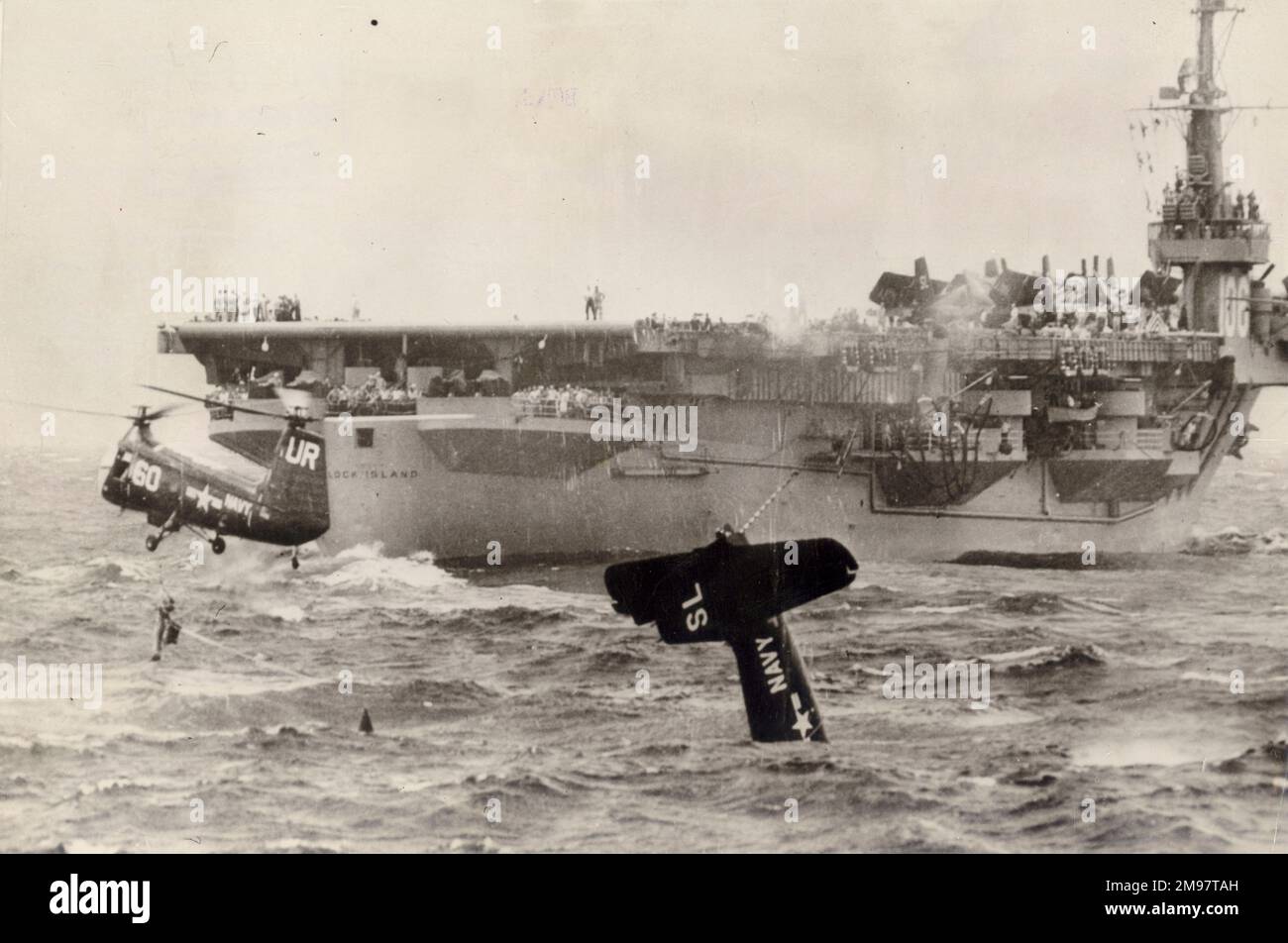 USS Block Island (CVE106 Stock Photo Alamy