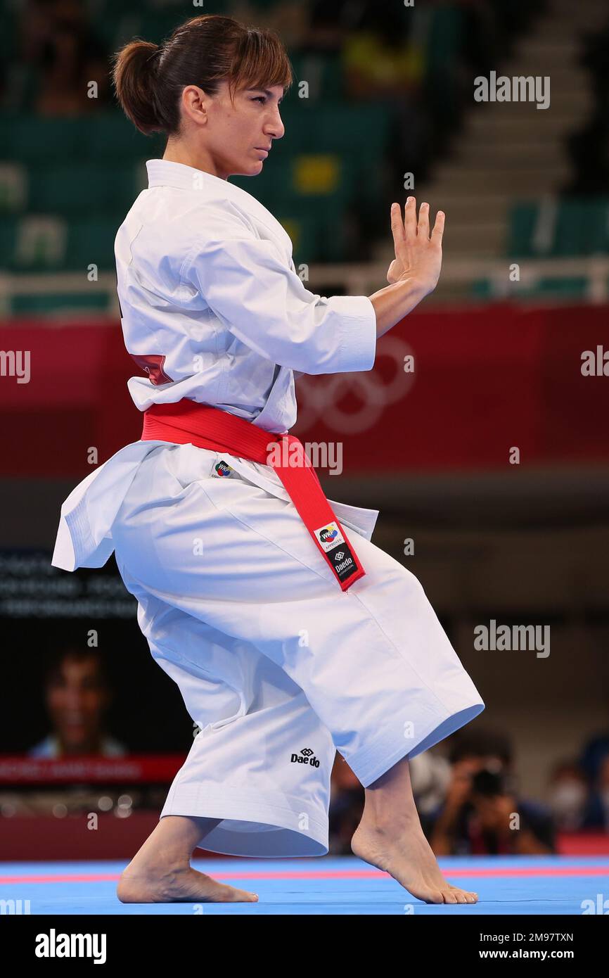 AUG 5, 2021 TOKYO, JAPAN Sandra SANCHEZ of Spain competes in the