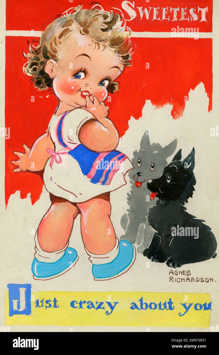 Agnes Richardson, Sweetest, Just crazy about you Stock Photo - Alamy