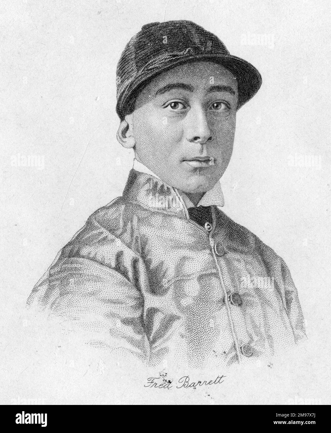 Fred Barrett (18671895), horseracing jockey Stock Photo Alamy