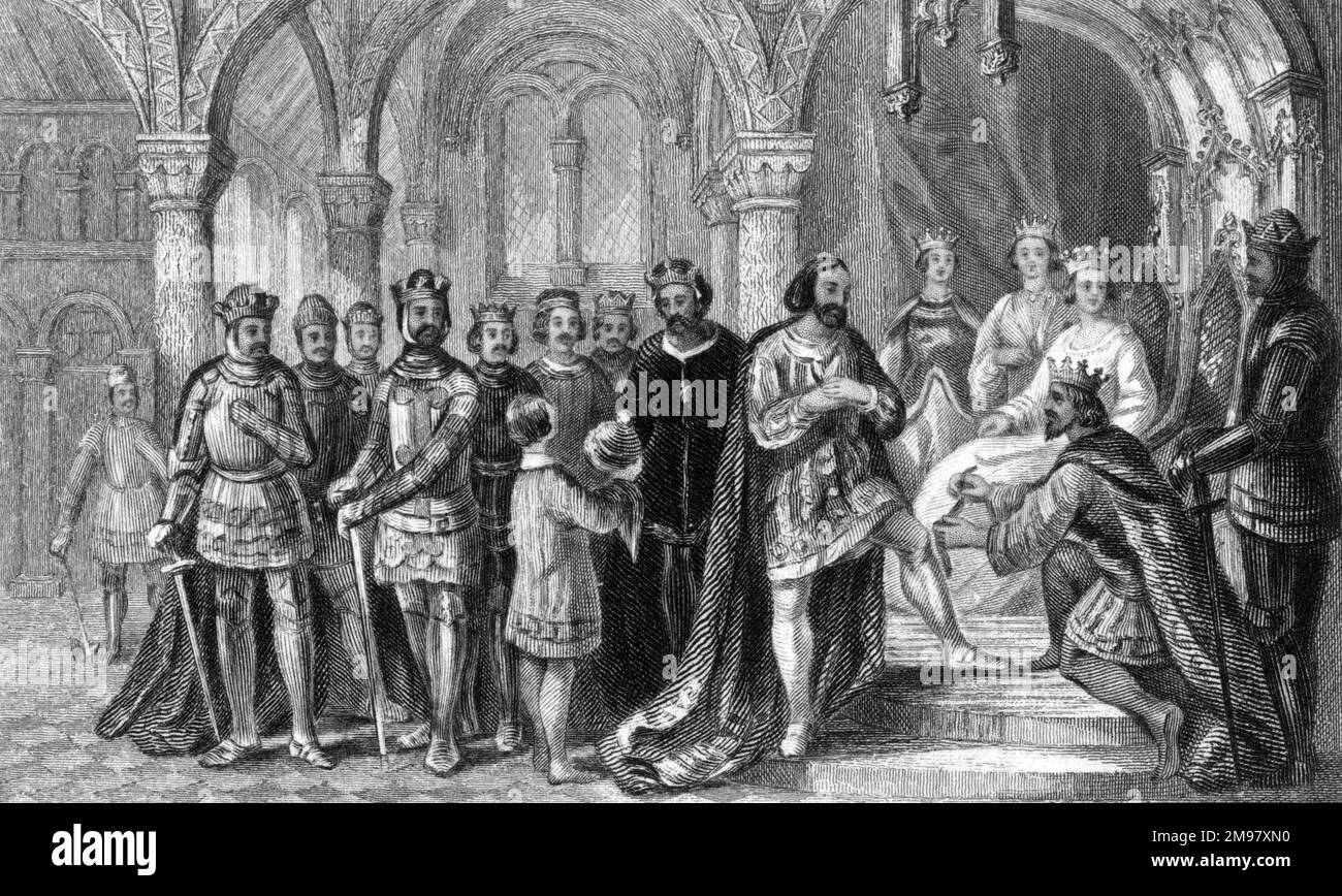 The first knight Black and White Stock Photos Images Alamy