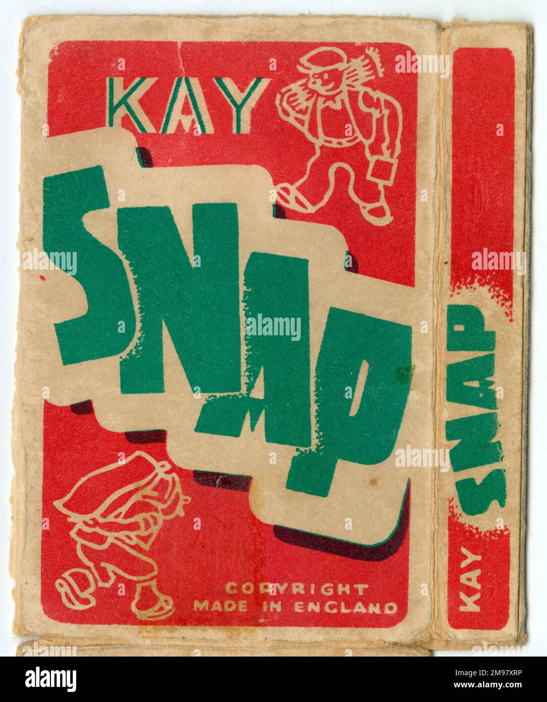 Kay Snap playing cards box design Stock Photo Alamy