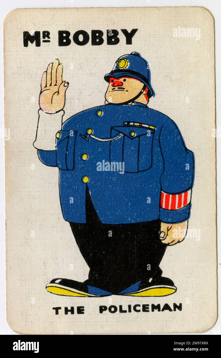 Kay Snap - Mr Bobby the Policeman. Stock Photo