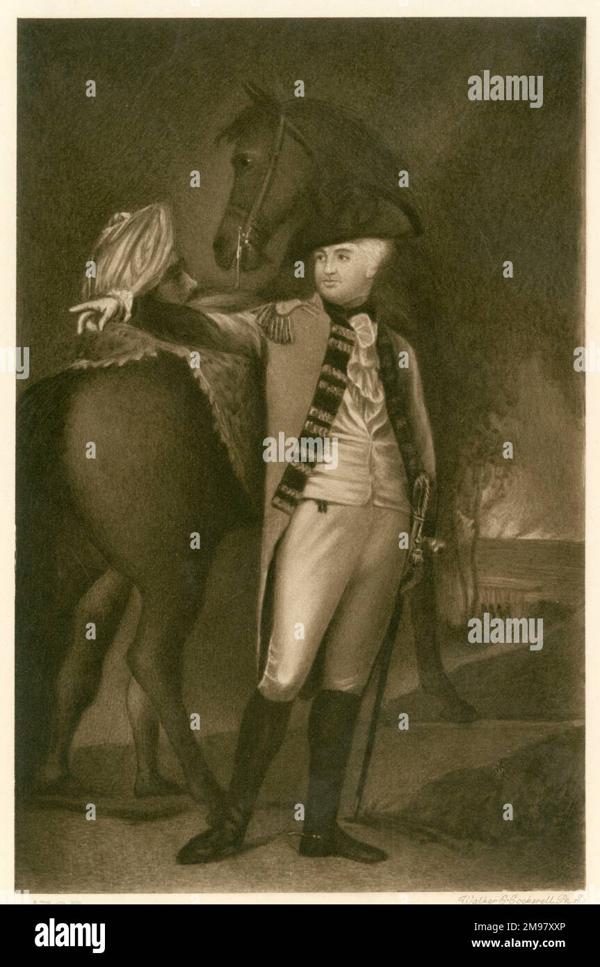 General Sir William Medows (1738-1813), British army officer, depicted during his service in India. Stock Photo