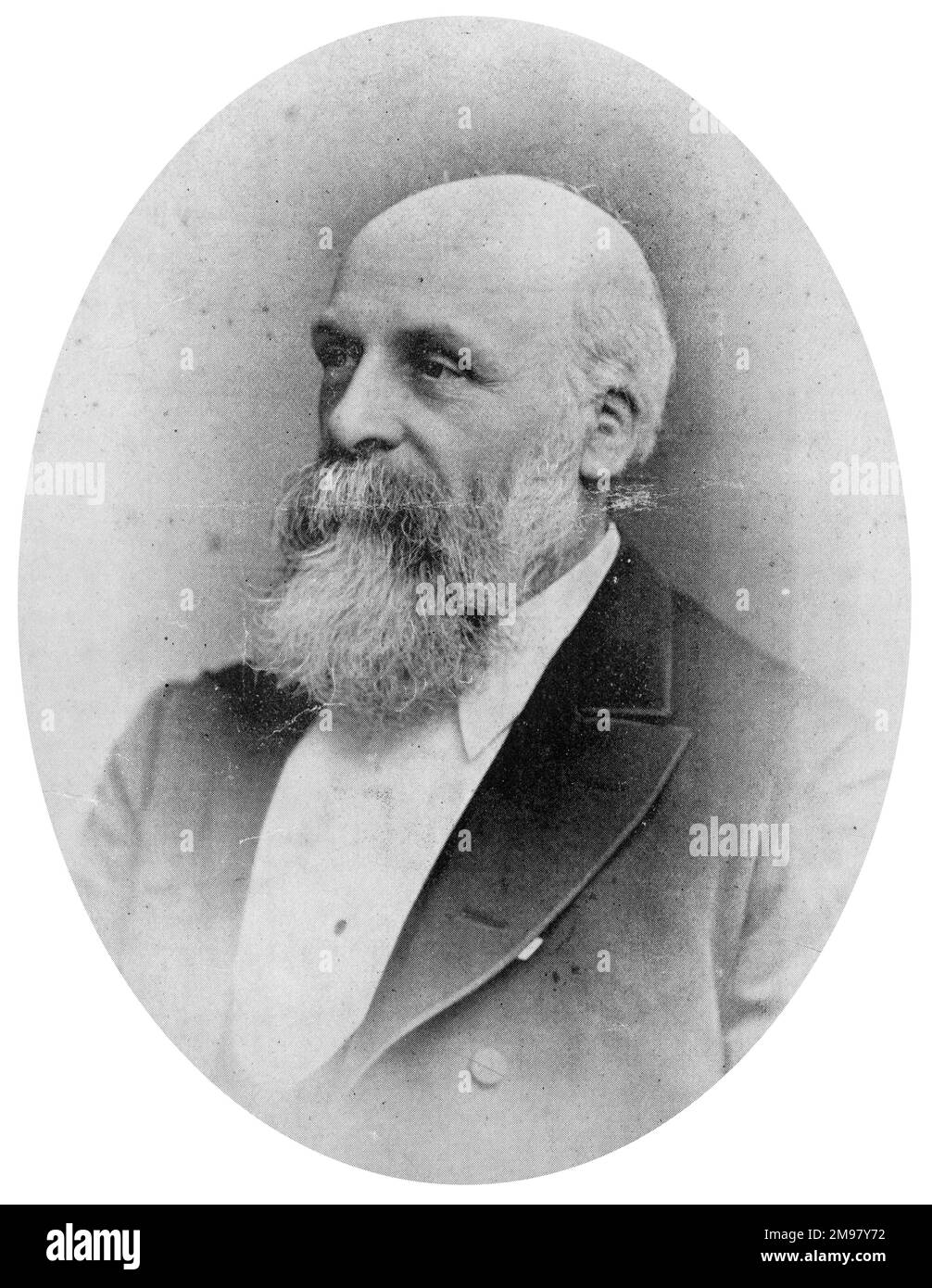 Richard Barrow Cadbury (1835-1899), second son of John Cadbury, founder of Cadbury's chocolate company. Stock Photo