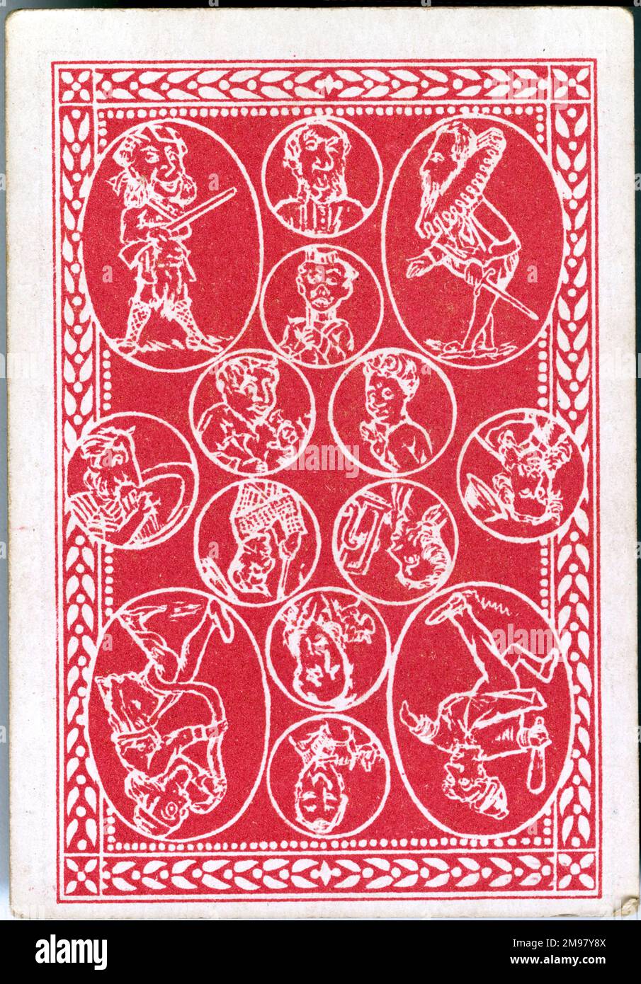 Snap Playing Card card back Stock Photo Alamy