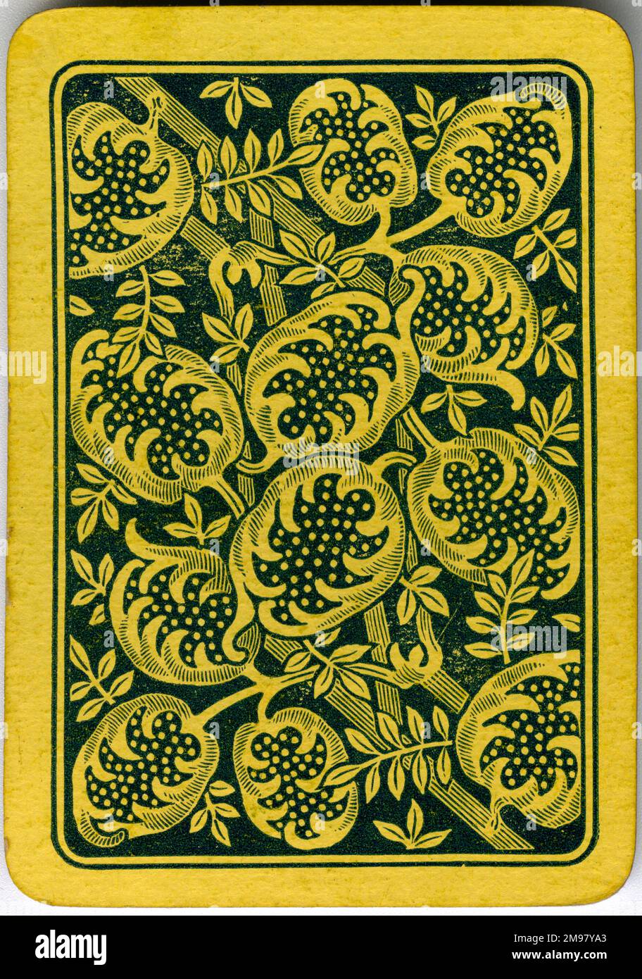 Snap Playing Card card back design Stock Photo Alamy