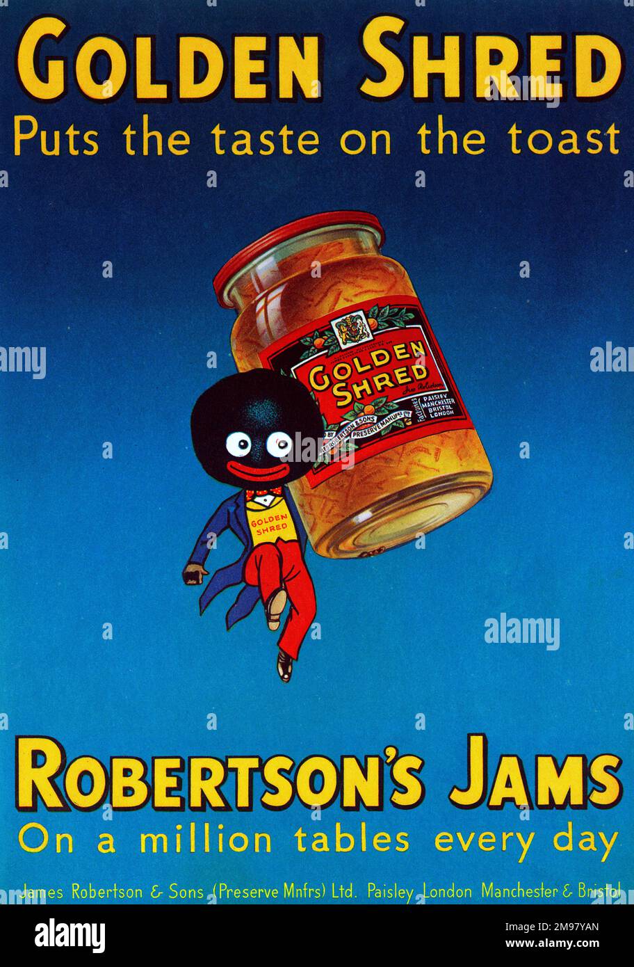Advertisement for Robertson's Golden Shred Marmalade Puts the taste