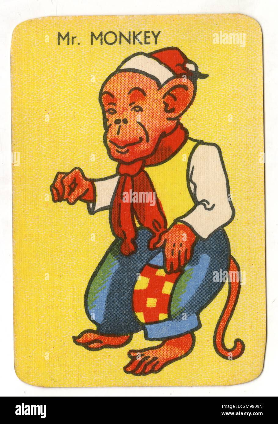 Happy Families Animals Mr. Monkey Stock Photo Alamy