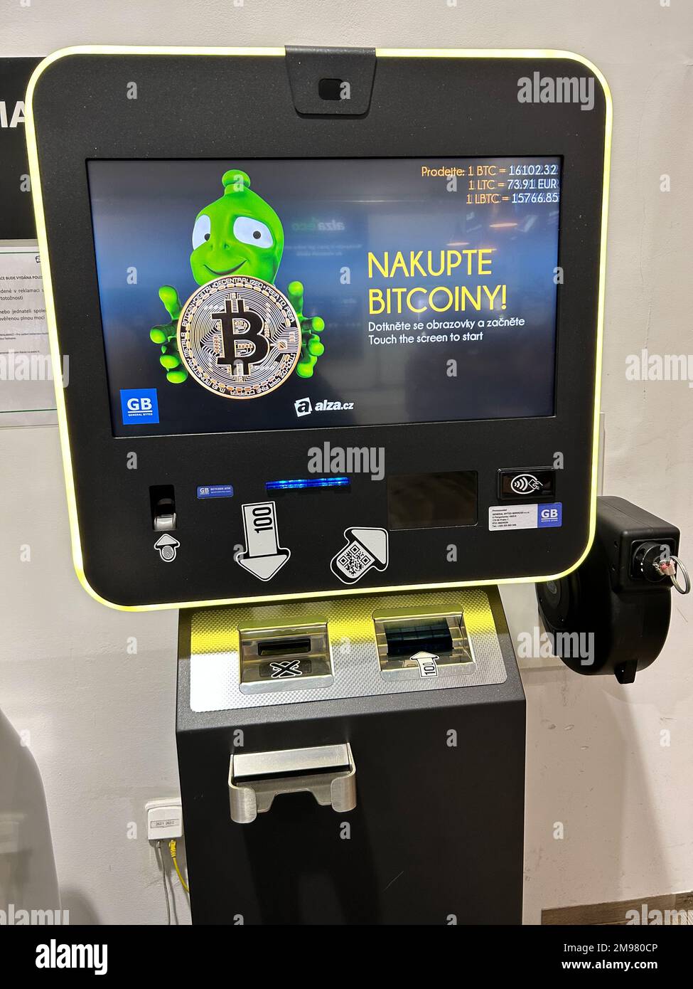Bitcoin atm prague czech republic hi-res stock photography and images -  Alamy