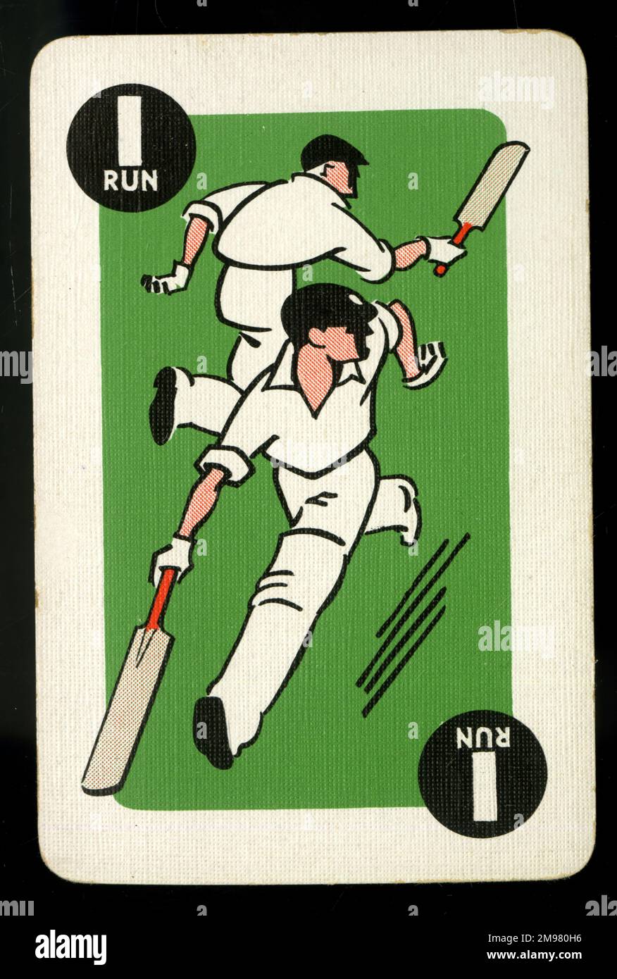 RunItOut card game 1 Run Stock Photo Alamy