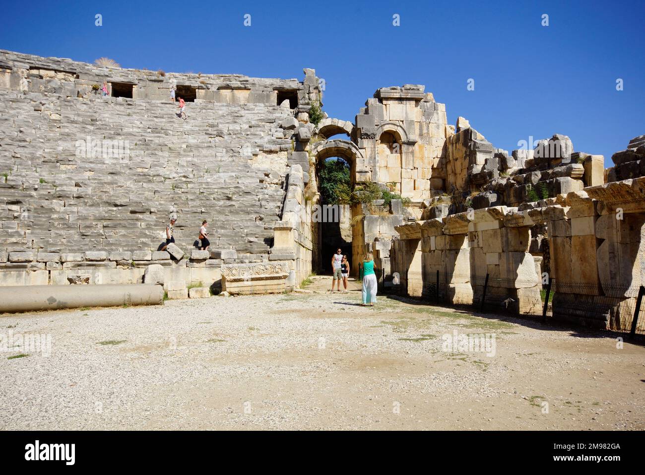 Turkey, Lykia, Myra: Theatre(1st century BC), entrance Stock Photo