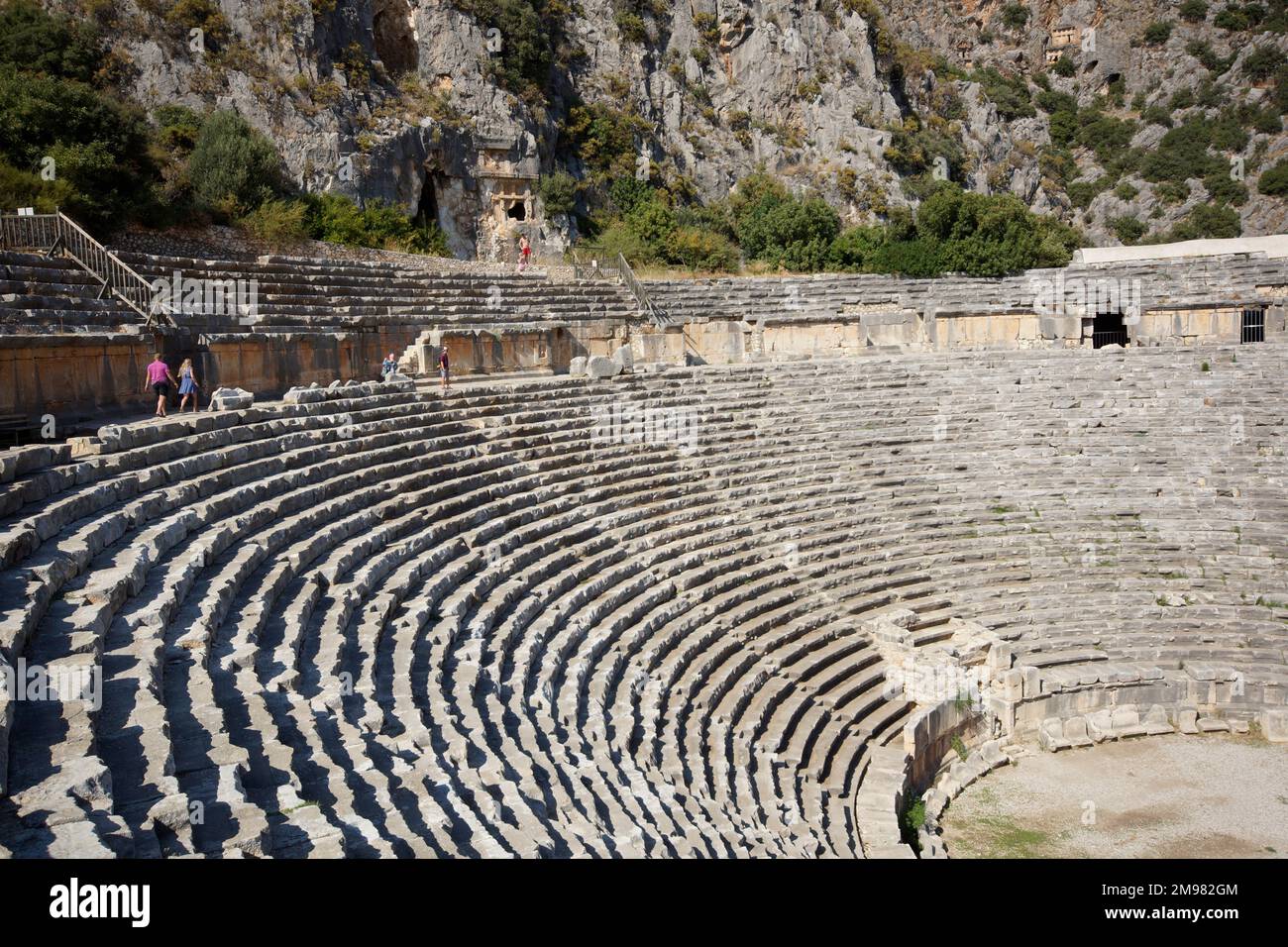 Turkey, Lykia, Myra: Theatre (1st century BC) Stock Photo