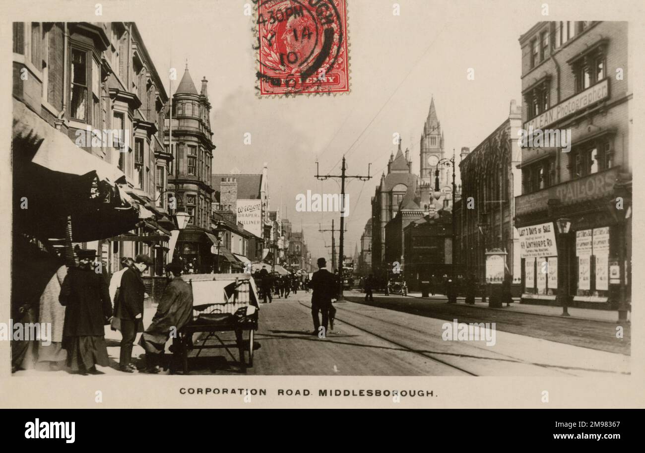 Corporation Road, Middlesborough, North Yorkshire Stock Photo Alamy