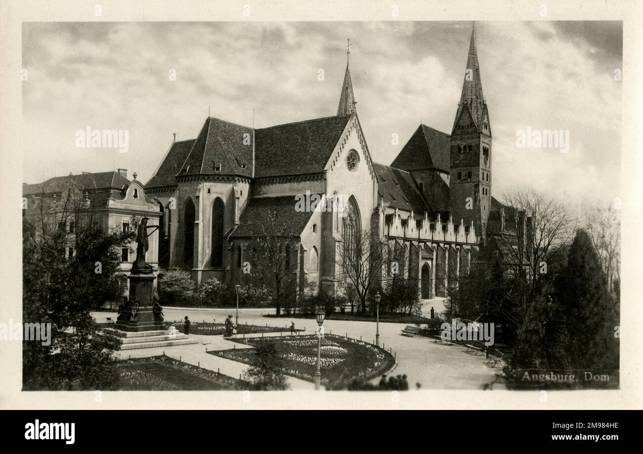 Bavaria, Germany - Augsburg Cathedral (Dom Unserer Lieben Frau), built ...