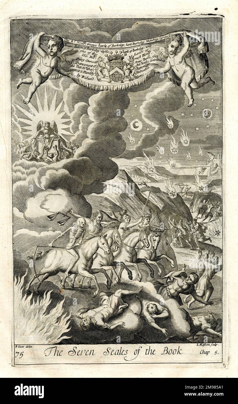 The Seven Seals of the Book Revelation 5 Stock Photo Alamy