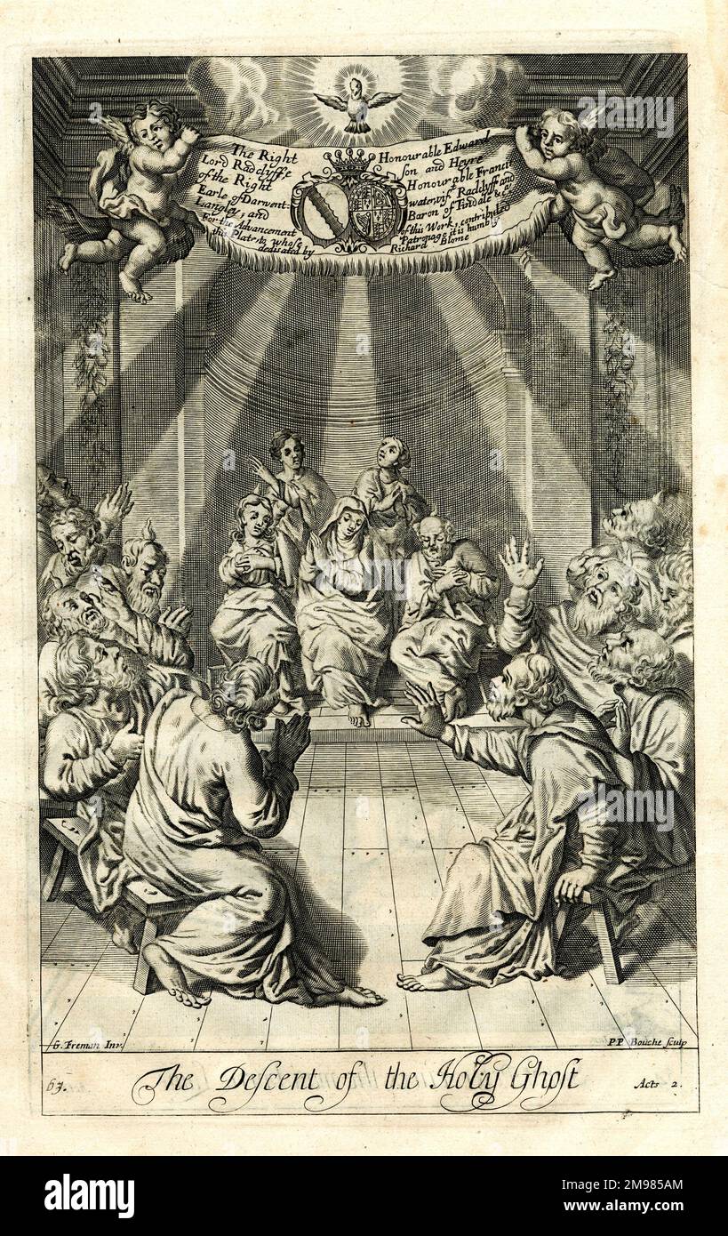 The Descent of the Holy Ghost Acts 2 Stock Photo Alamy