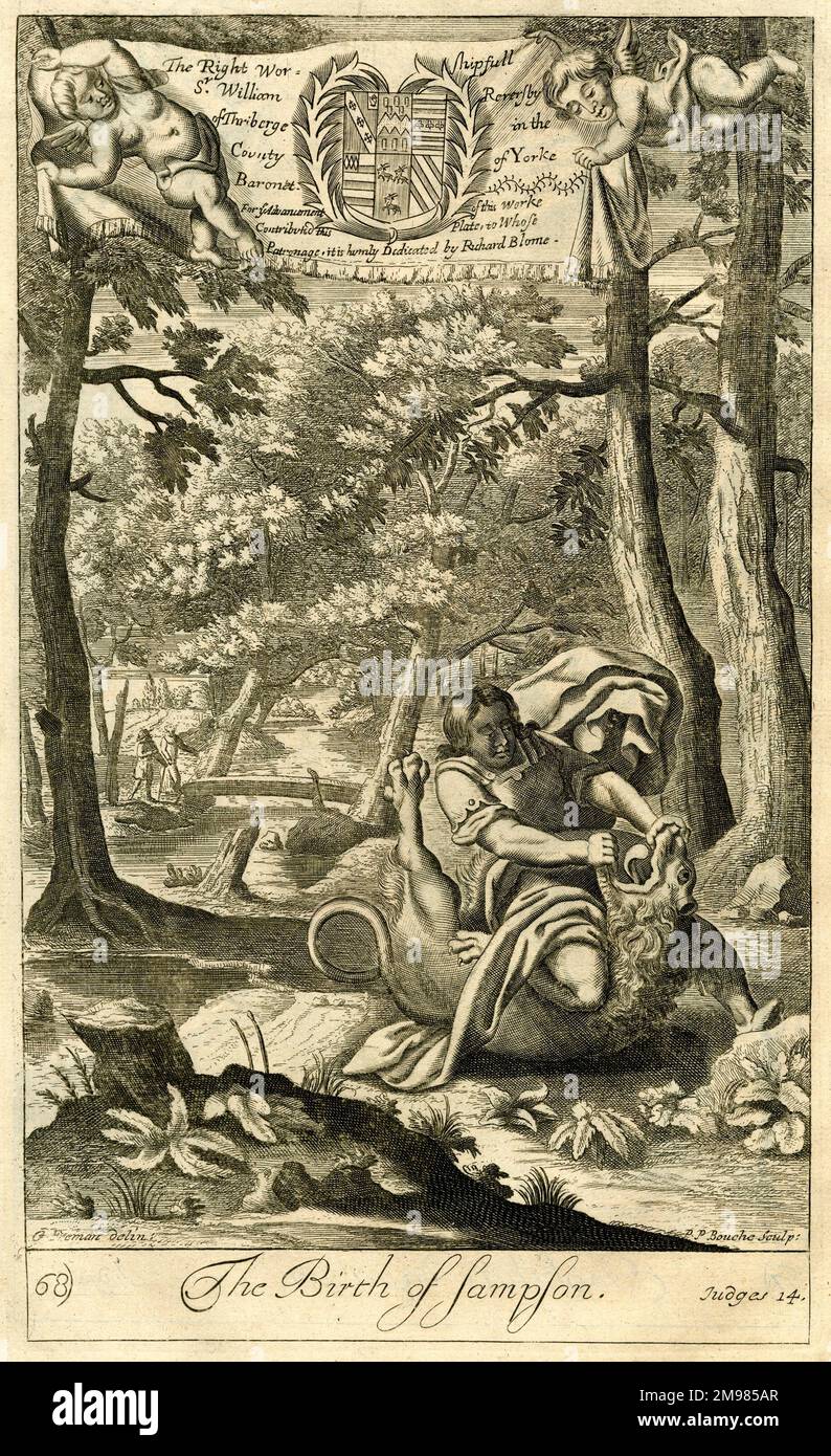 The birth of Samson Judges 14 Stock Photo Alamy