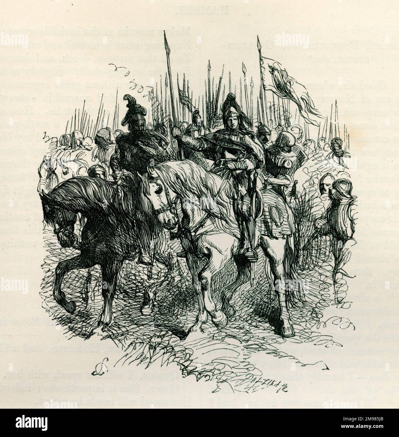 Hamlet Fortinbras and his army Stock Photo Alamy