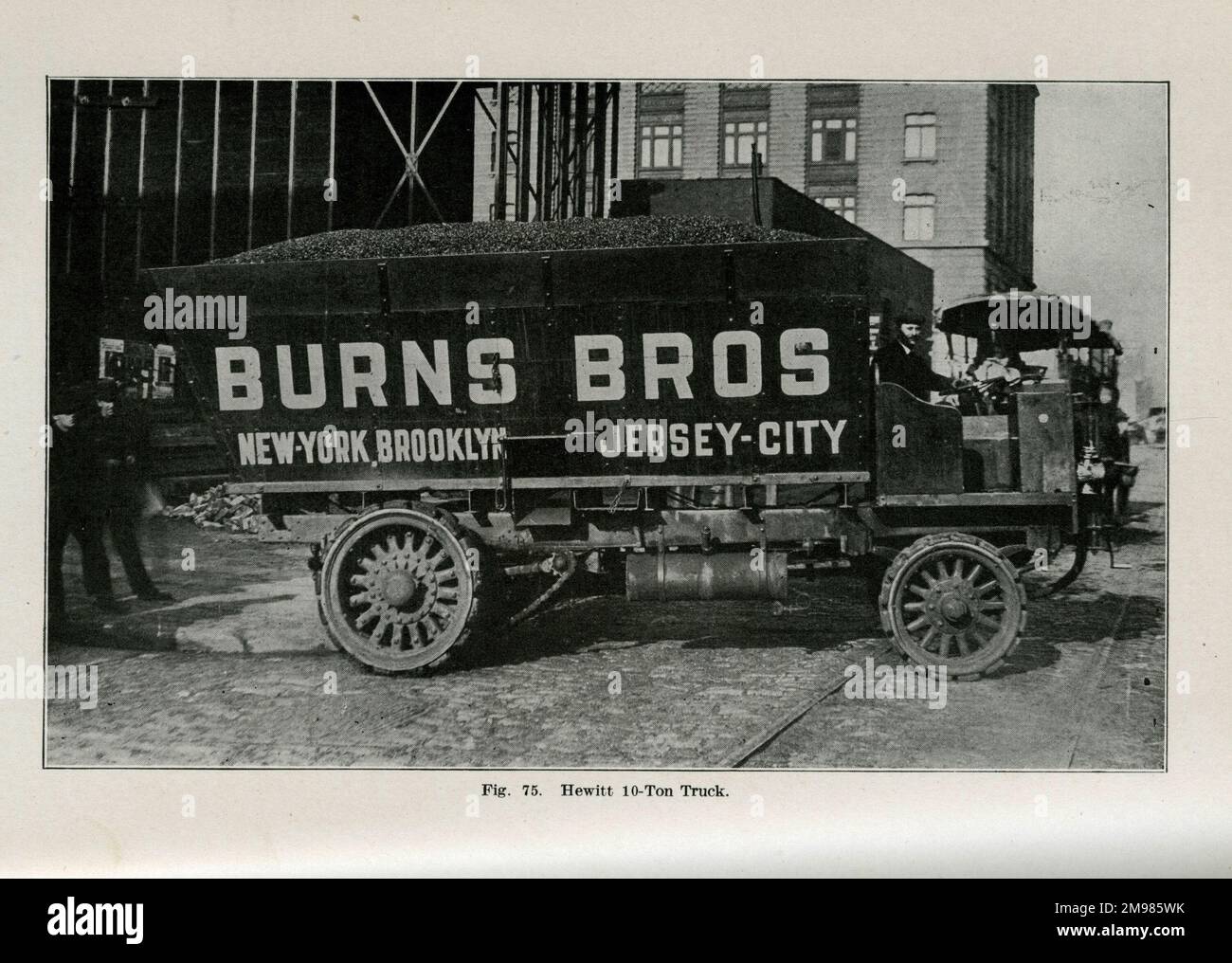 Hewitt 10ton truck, Burns Bros, New York, Brooklyn and Jersey City