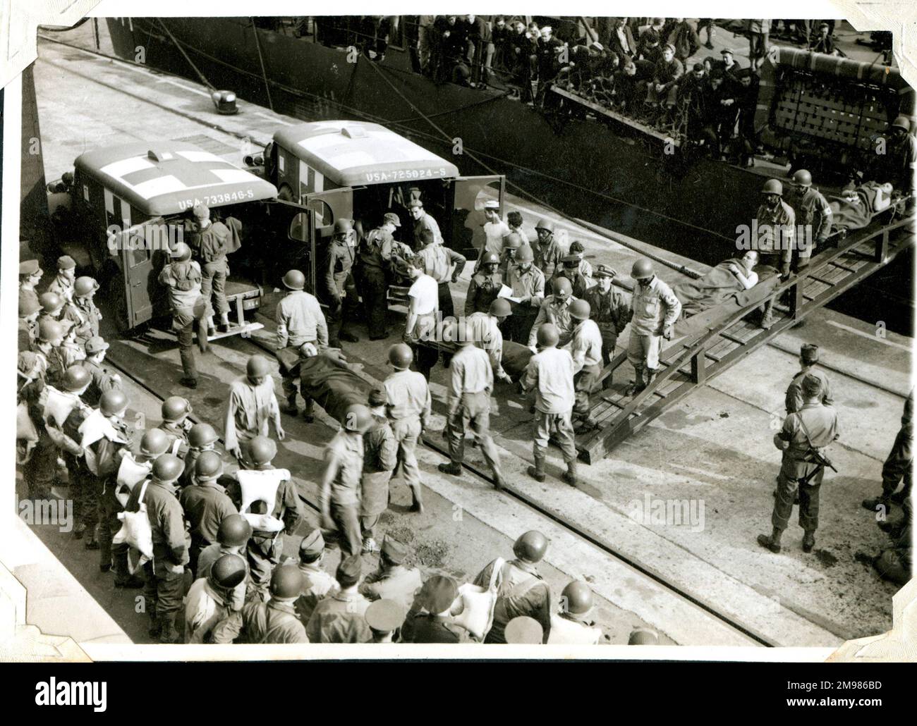 DDay American Casualties, June 1944 Stock Photo Alamy