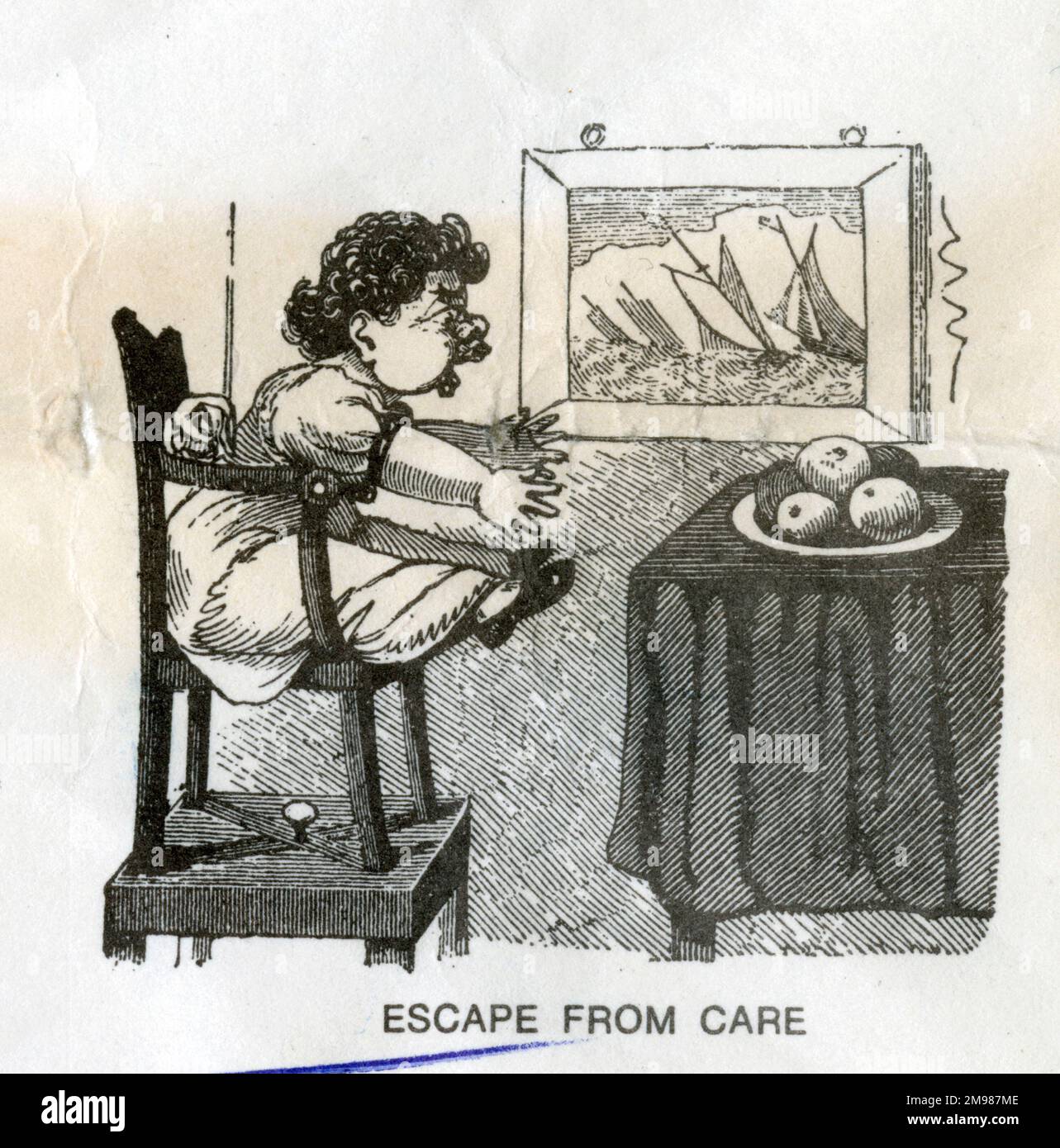 Hotel Bill - Escape from Care. Stock Photo