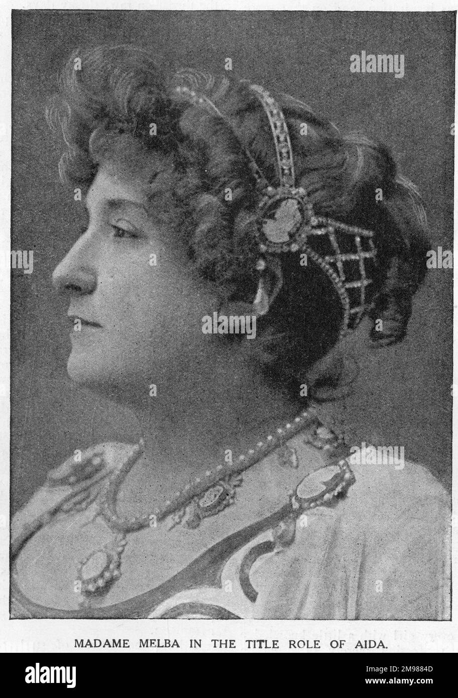 Nellie Melba (18611931), Australian operatic soprano, seen here in the