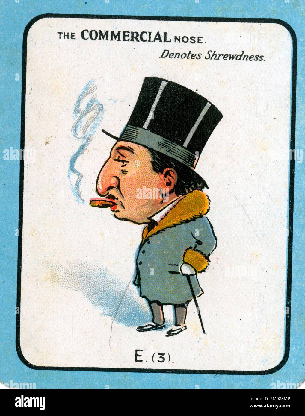 The Nose Game Commercial Nose E3, Denotes Shrewdness Stock Photo Alamy