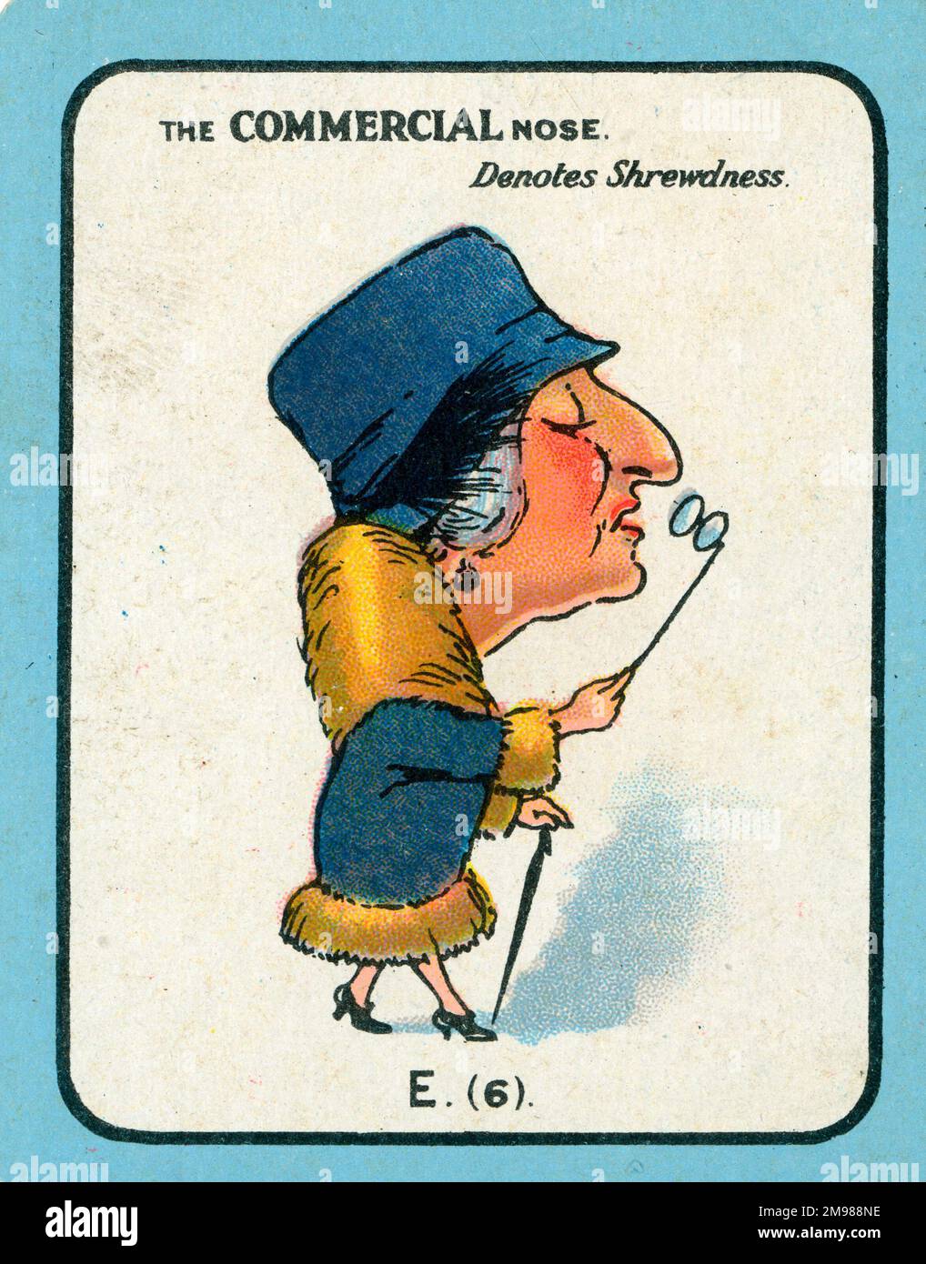 The Nose Game Commercial Nose E6, Denotes Shrewdness Stock Photo Alamy