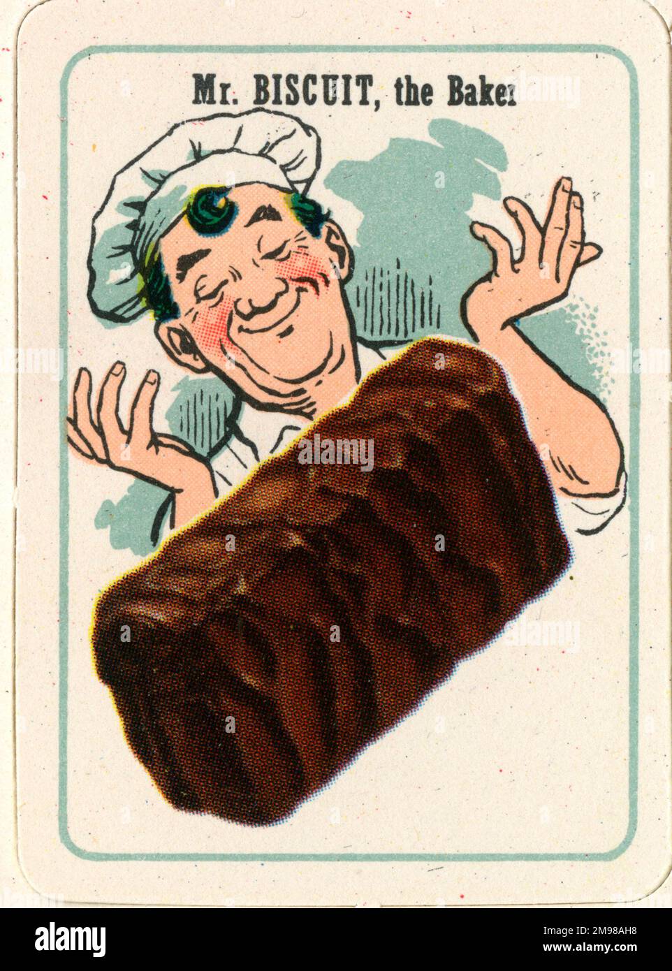 Cadbury's Cocoa Cubs Happy Families Mr Biscuit the Baker. Date circa