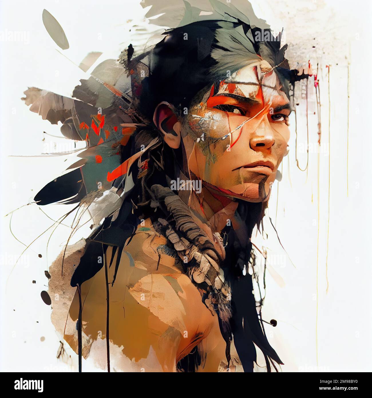 Indian jungle painting hi-res stock photography and images - Alamy