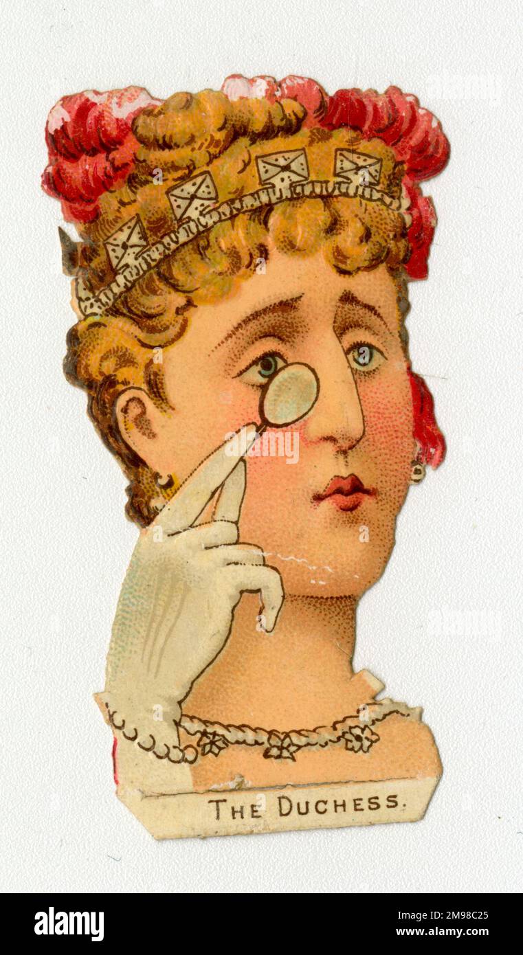 Victorian scrap women hi-res stock photography and images - Alamy