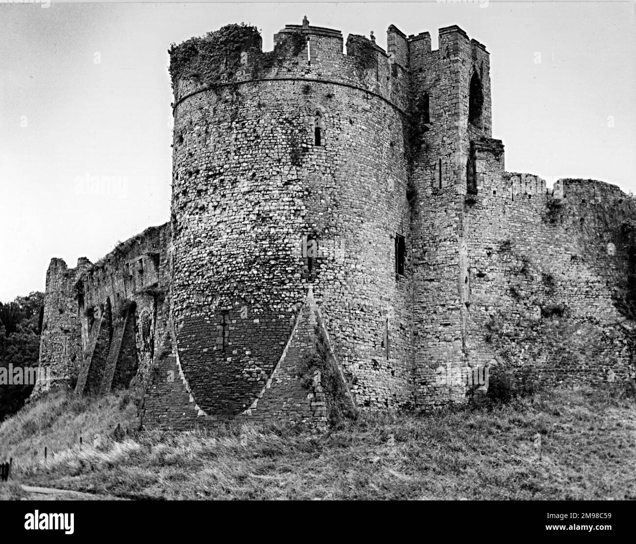 Chepstow Casele, Gwent, Wales Stock Photo Alamy