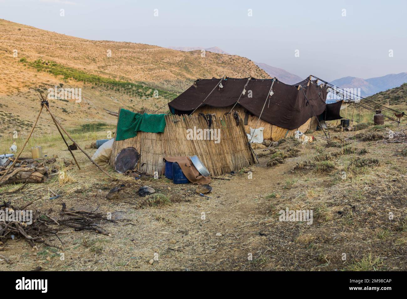 Nomad camp in Zagros mountains, Iran Stock Photo - Alamy