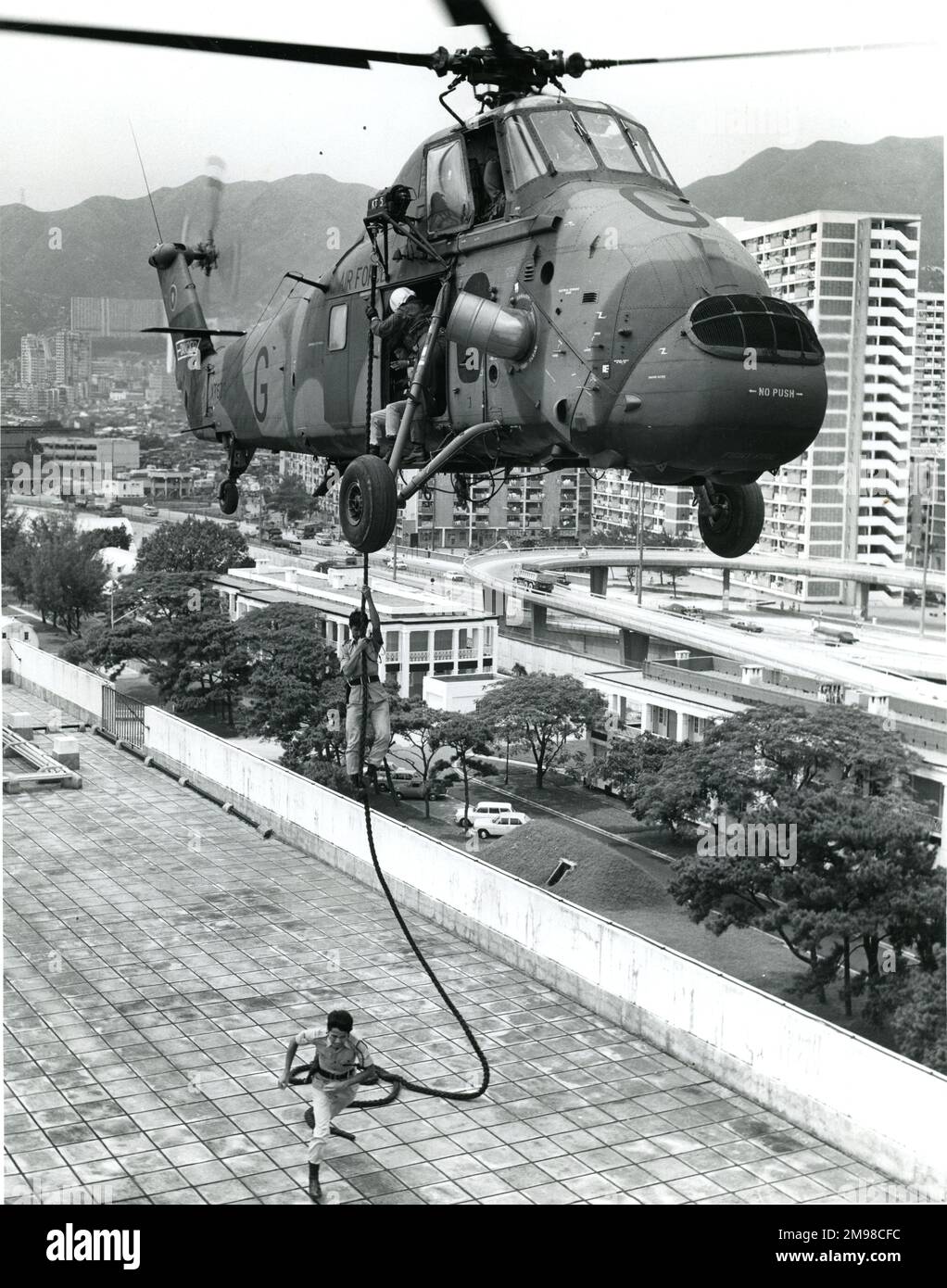 Westland Wessex HC2, XT673, of No28 Squadron RAF Kai Tak