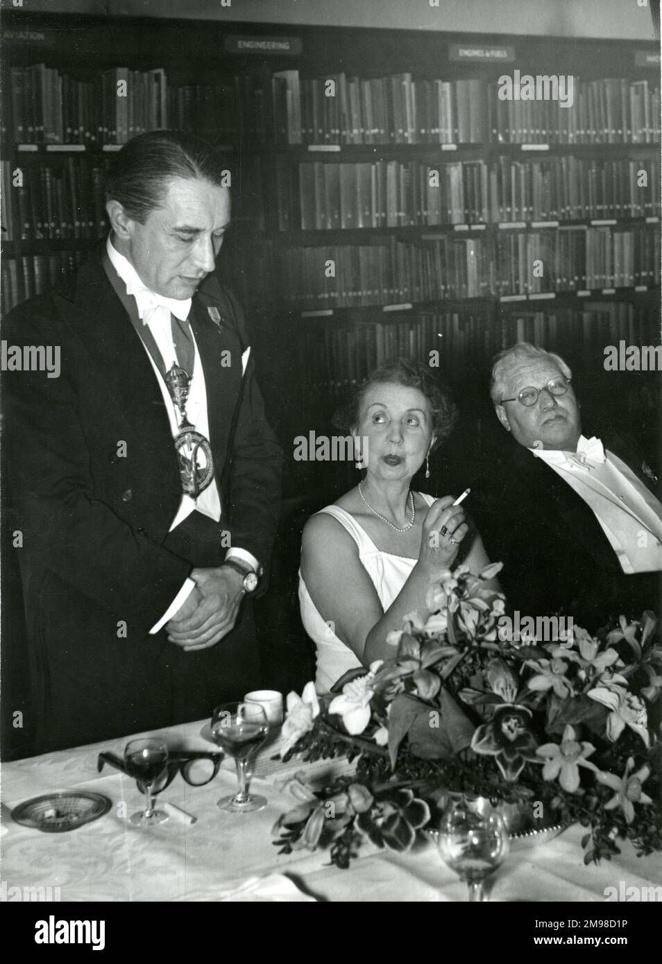 The Royal Aeronautical Society held a dinner at No.4 Hamilton Place in ...