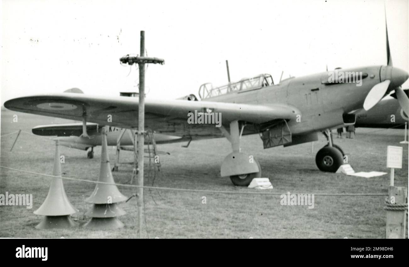 The second prototype Fairey P4/34 day bomber, K7555. Stock Photo