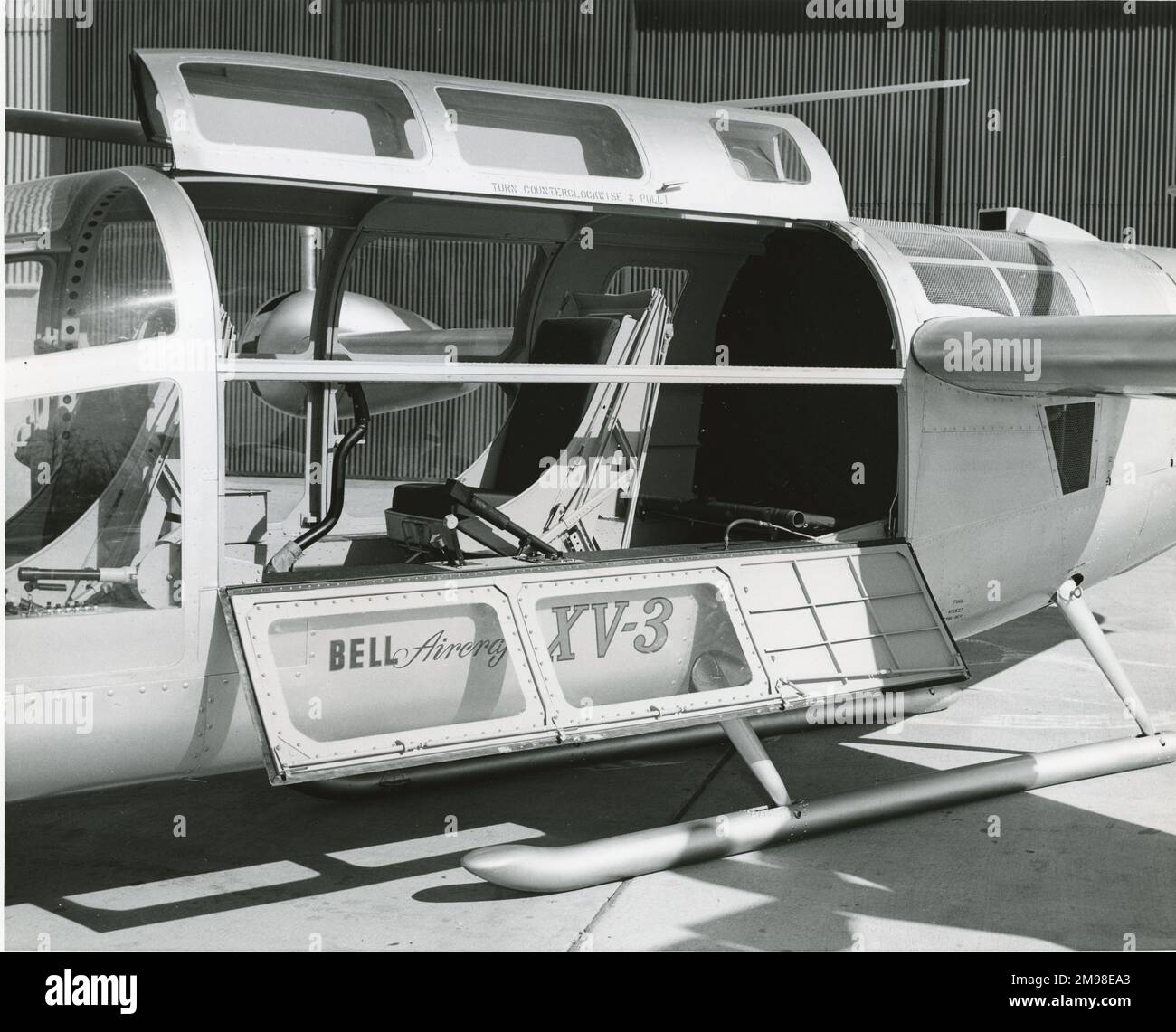 The first Bell XV-3 tiltrotor, 54-147 Stock Photo - Alamy
