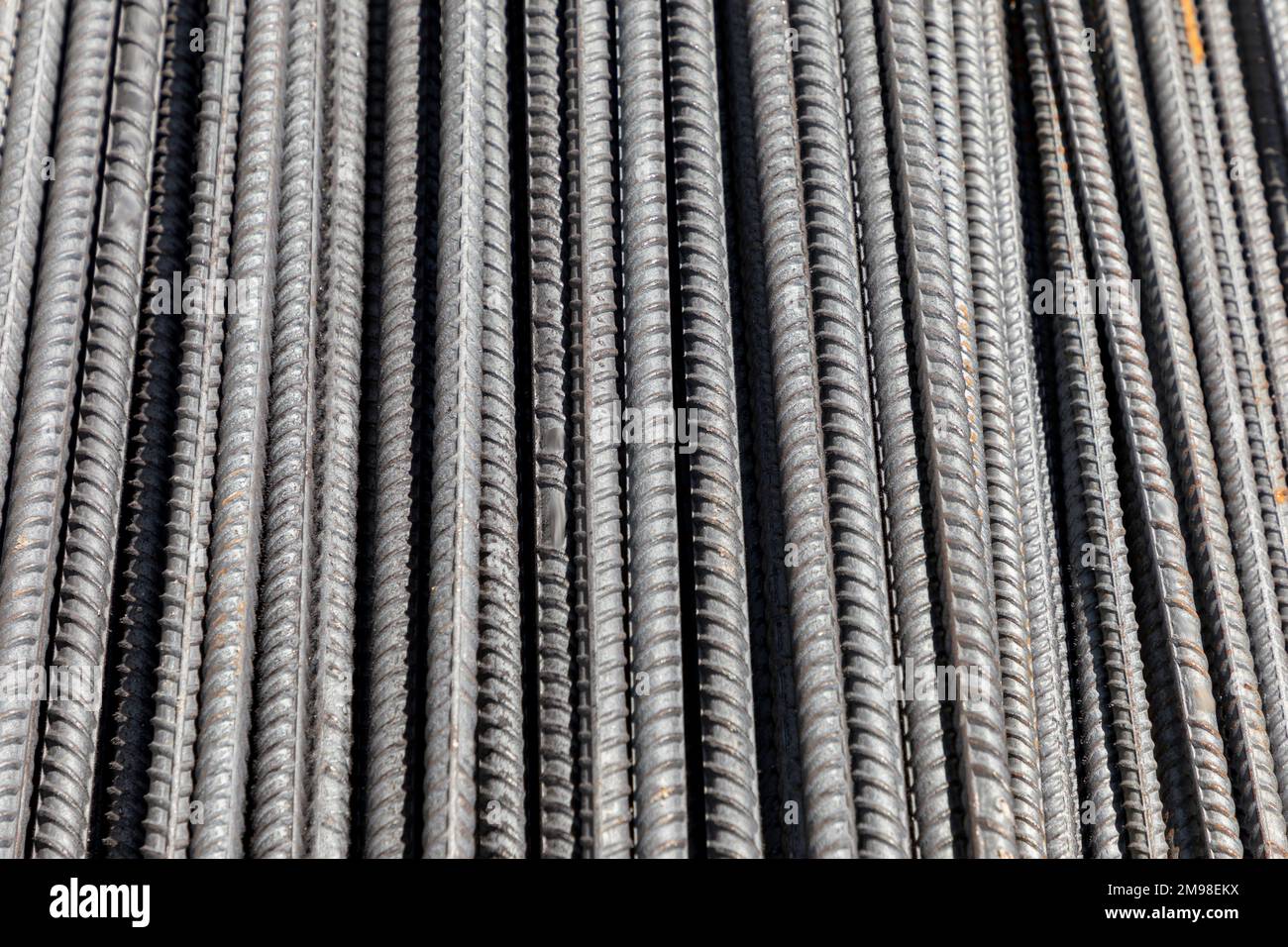 background and texture of rod or industrial steel for construction ...