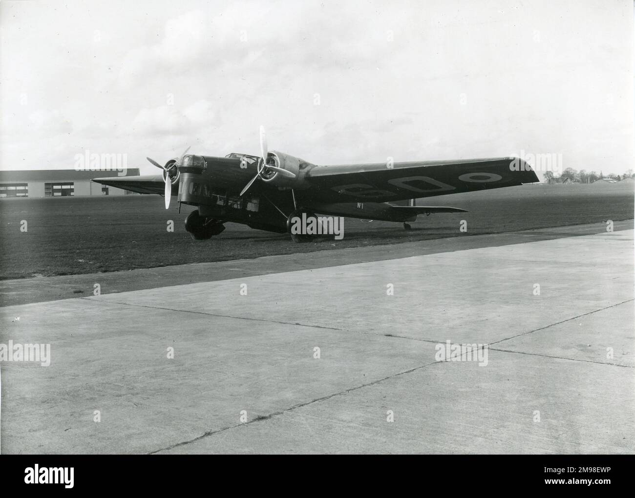 Amiot 143 medium bomber. Stock Photo