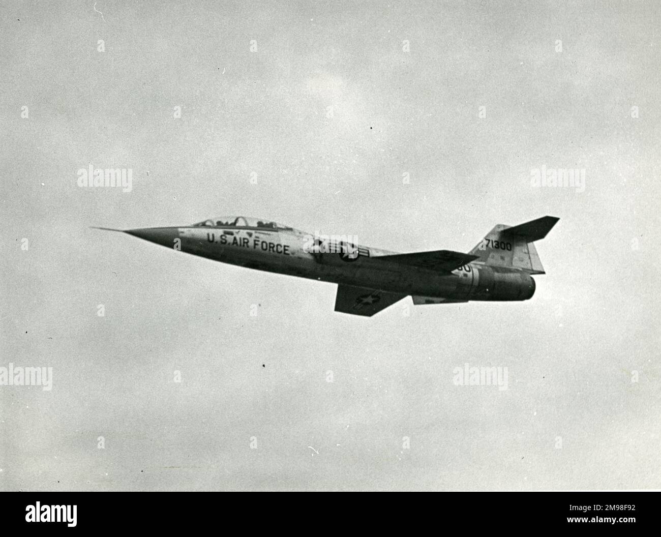 Lockheed F-104B Starfighter, 57-1300. Stock Photo