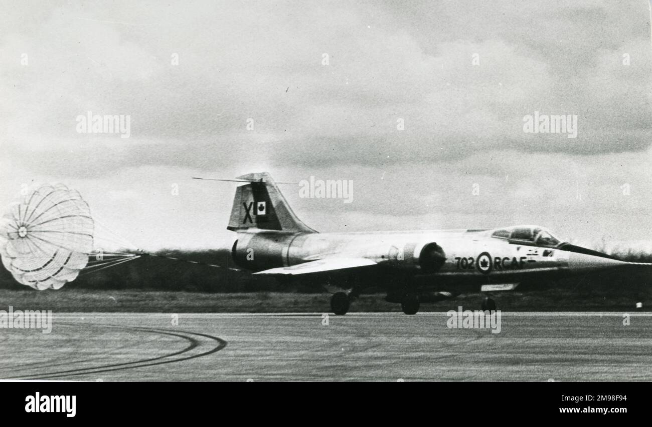 The second Canadair CF-104 Starfighter, 12702, for the RCAF Stock Photo ...