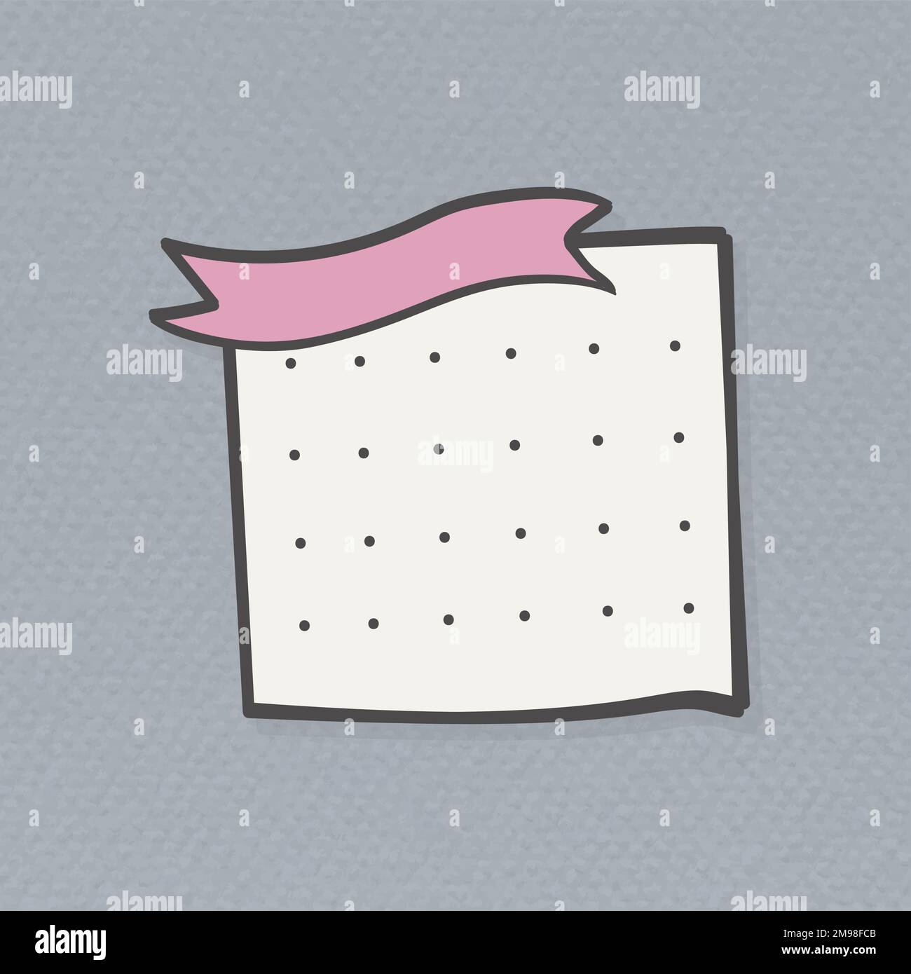 Blank dot paper note vector Stock Vector Image & Art - Alamy