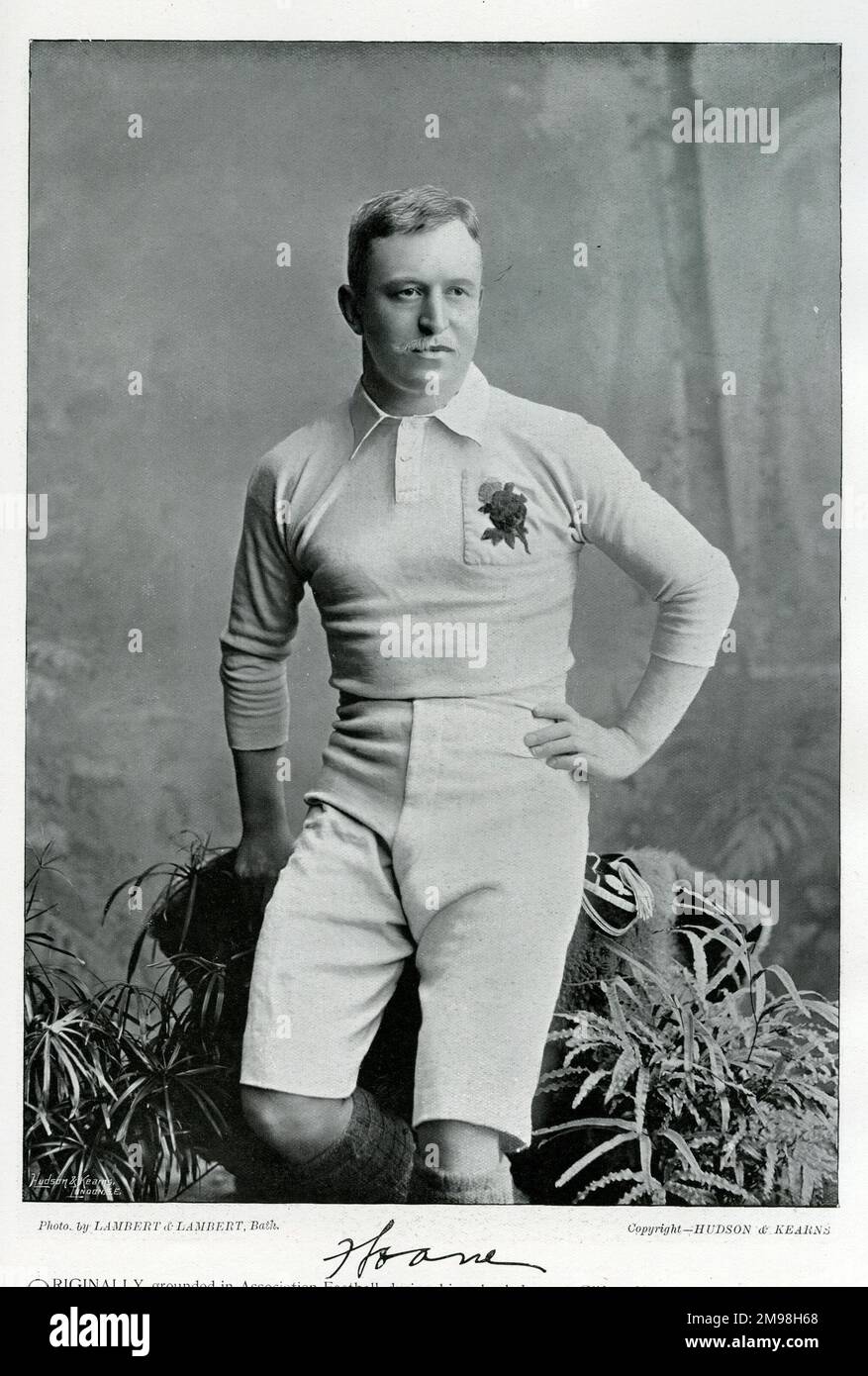 Frank Soane, England Rugby International player. Stock Photo