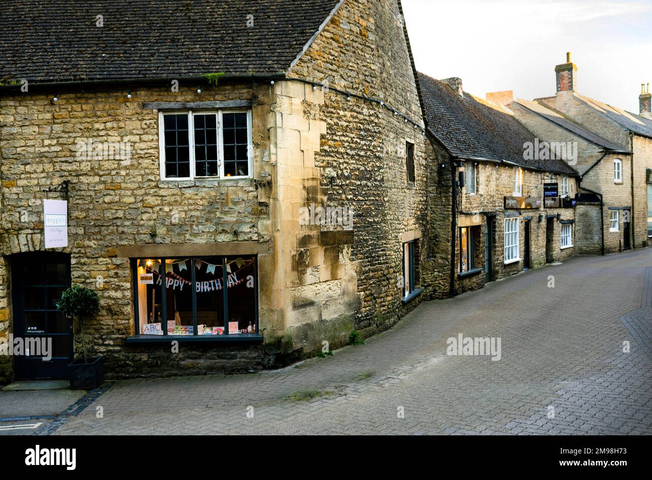The Old Forge building in quintessential Cotswolds, Stow-on-the-Wold, England. Stock Photo